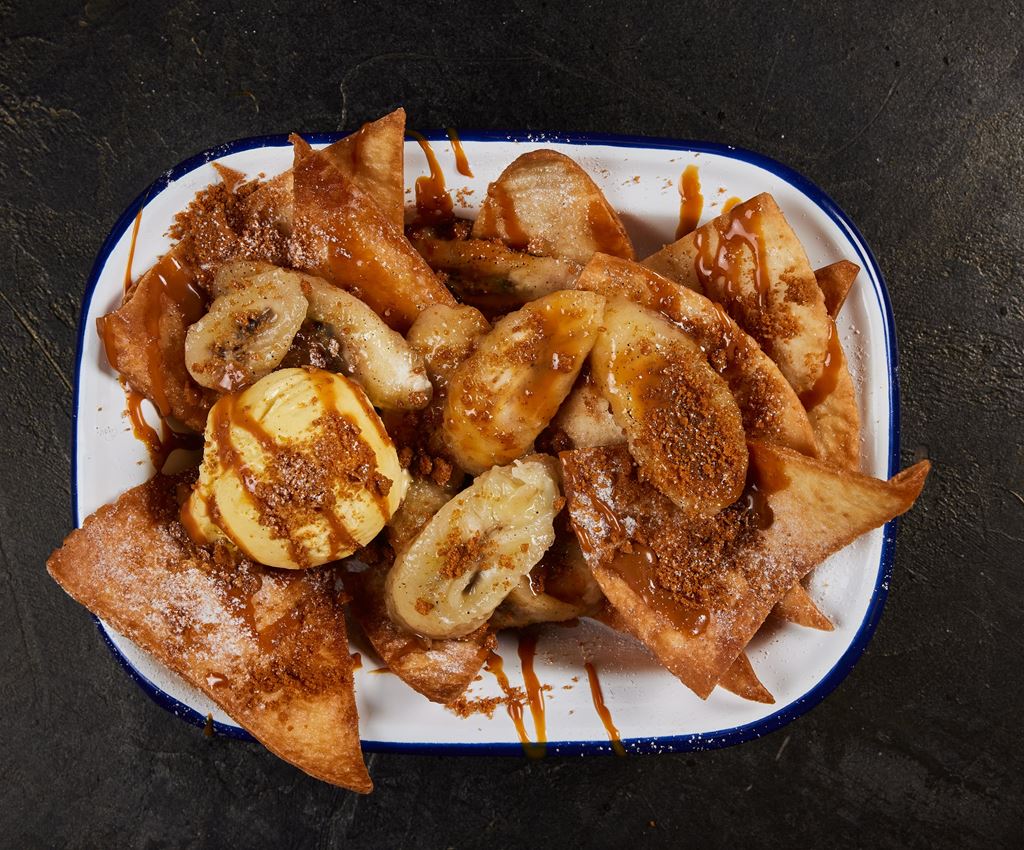 Santa Maria Sweet Banoffee Nachos