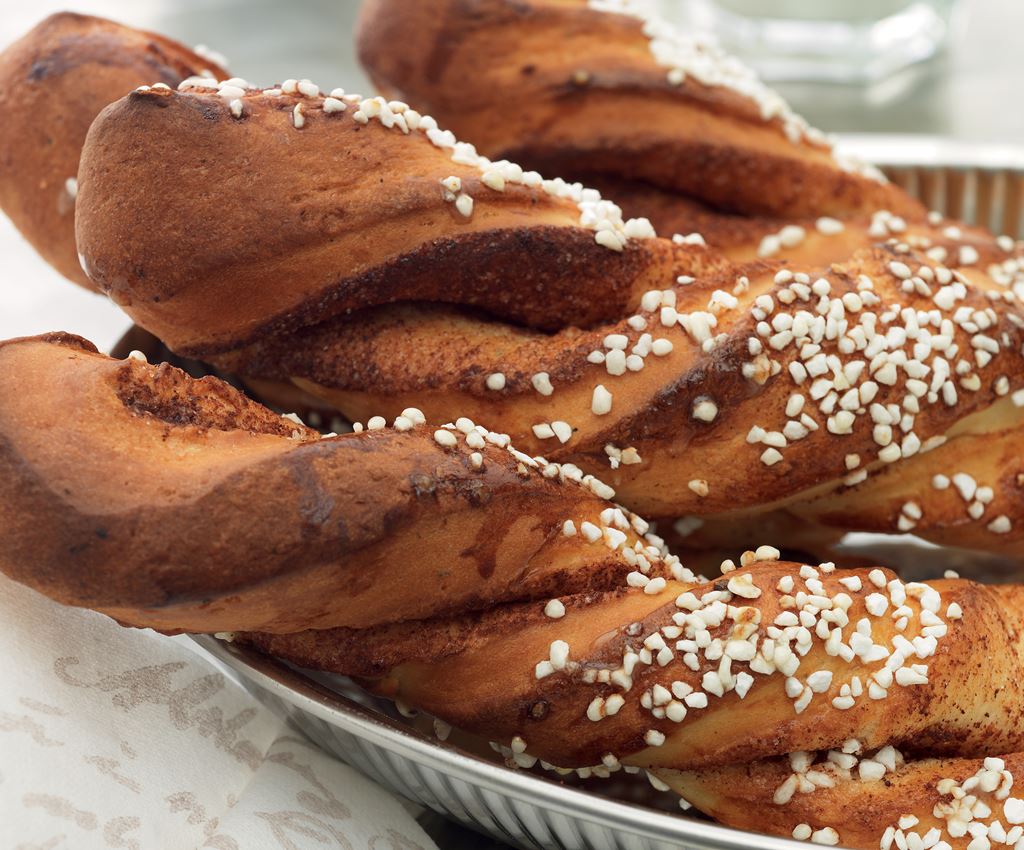 Kanelsnurra med kardemumma och pärlsocker