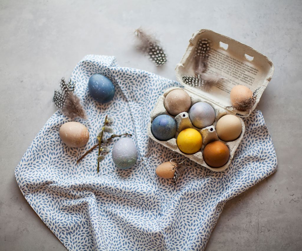 Coloured eggs