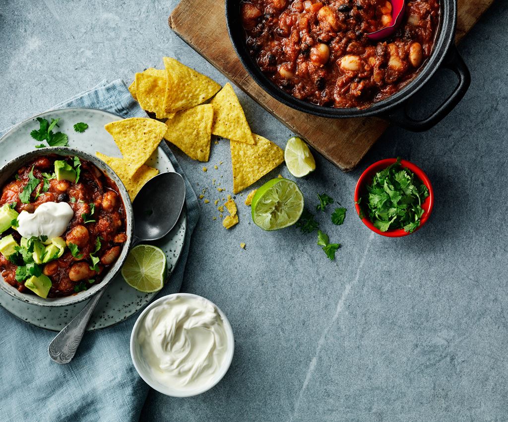 Aštrus vegetariškas troškinys CHILI SIN CARNE