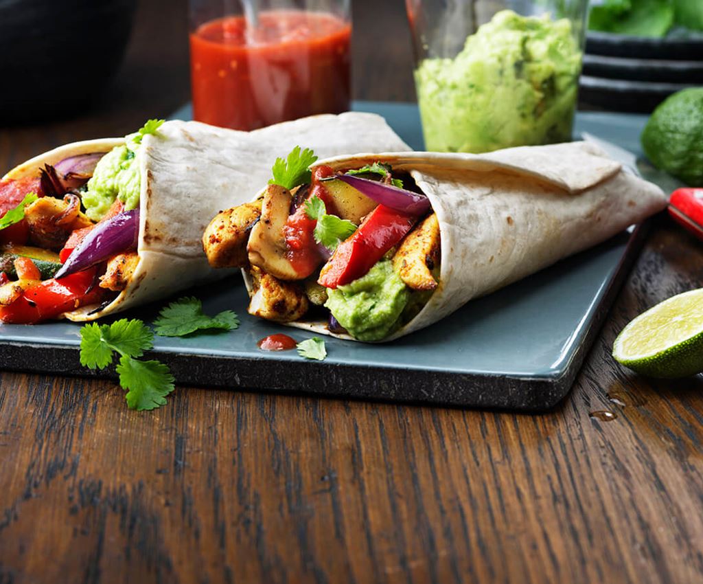 Fajita Wrap avec légumes