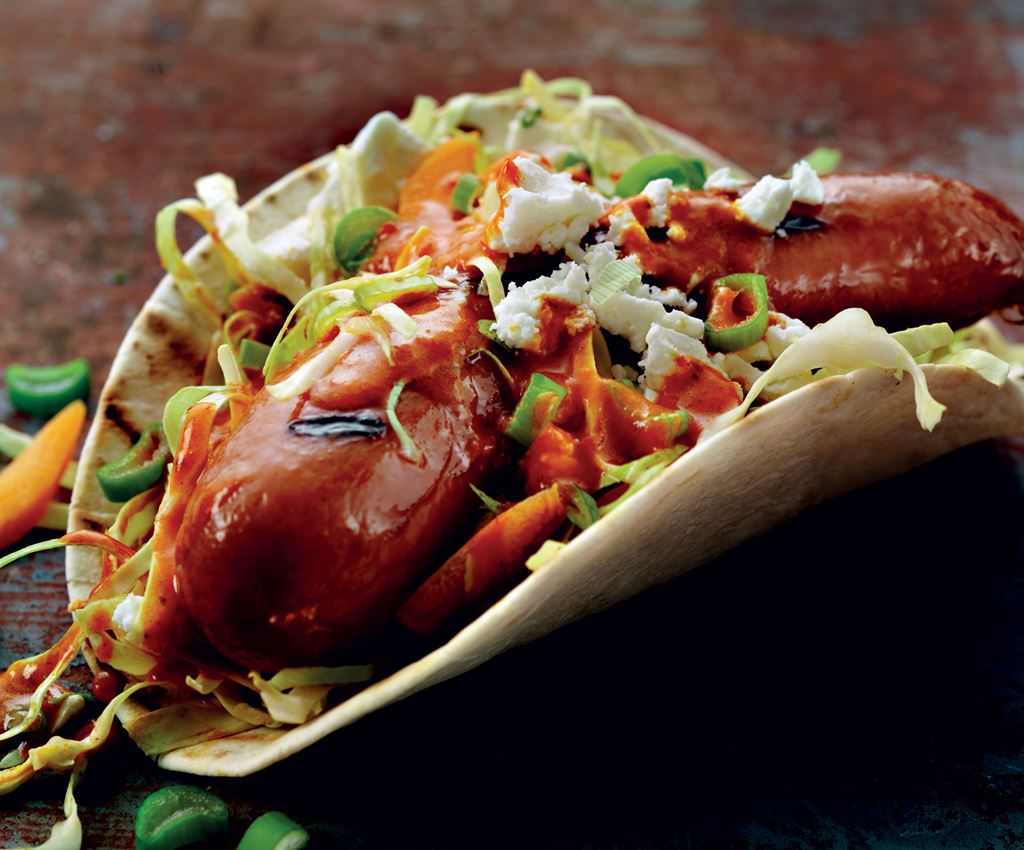 Hotdoguero med varm coleslaw