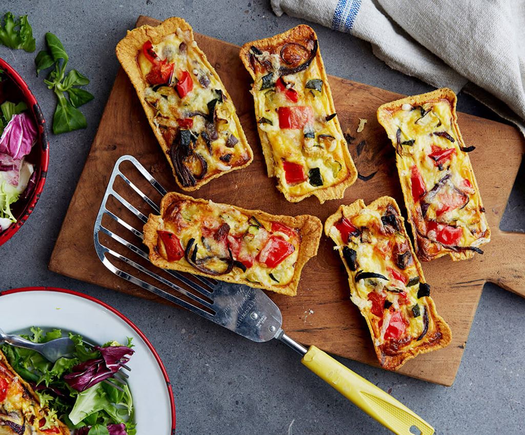 Mini taco pies made in small tubs