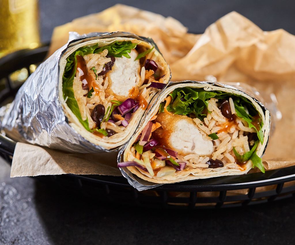 Korean BBQ Chicken Burrito