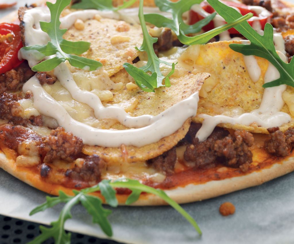 Crispy Taco Pizza