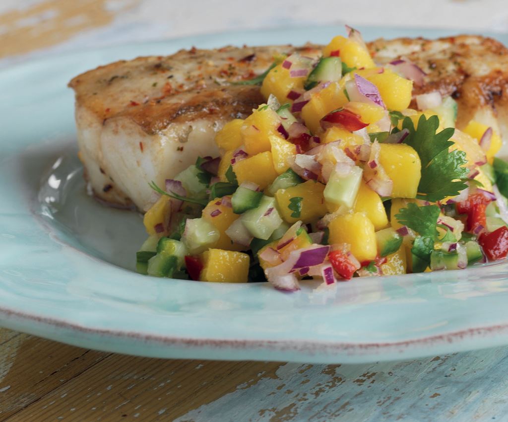 Mango and Cucumber Salsa